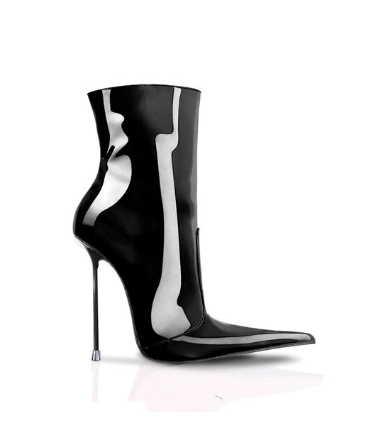 Corçai Black · Charlotte Luxury Boots · Luxury High Heel Pointy Boots · Di Marni · Custom made · Made to measure · Luxury Pointy High Heel Boots · Stiletto Boots