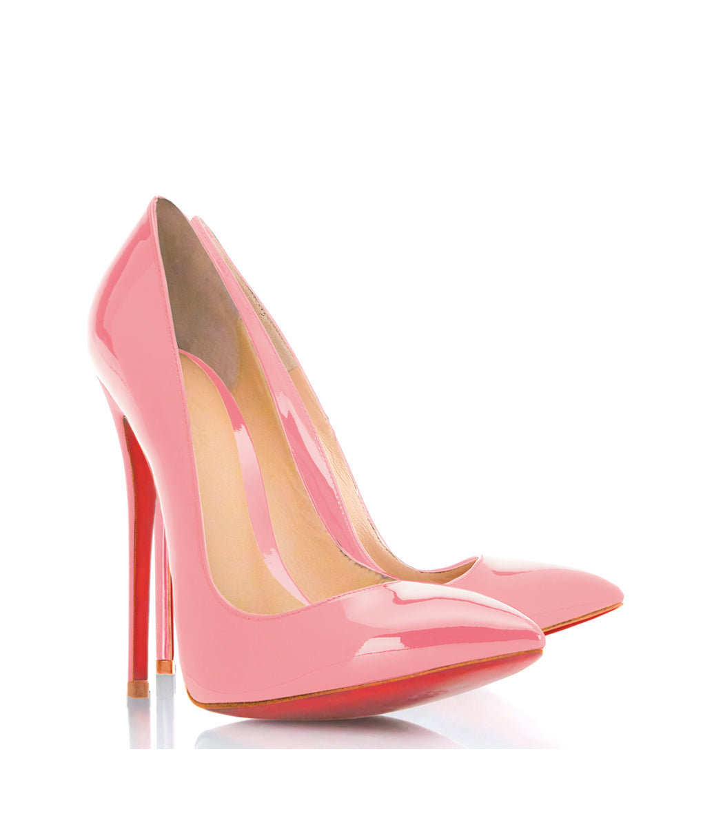 Dakhuva Pink Patent · Charlotte Luxury Shoes · Luxury High Heel Pumps · Di Marni - Vicenzo Rossi · Custom made · Made to measure · Luxury Pumps High Heel Shoes · Stiletto Shoes
