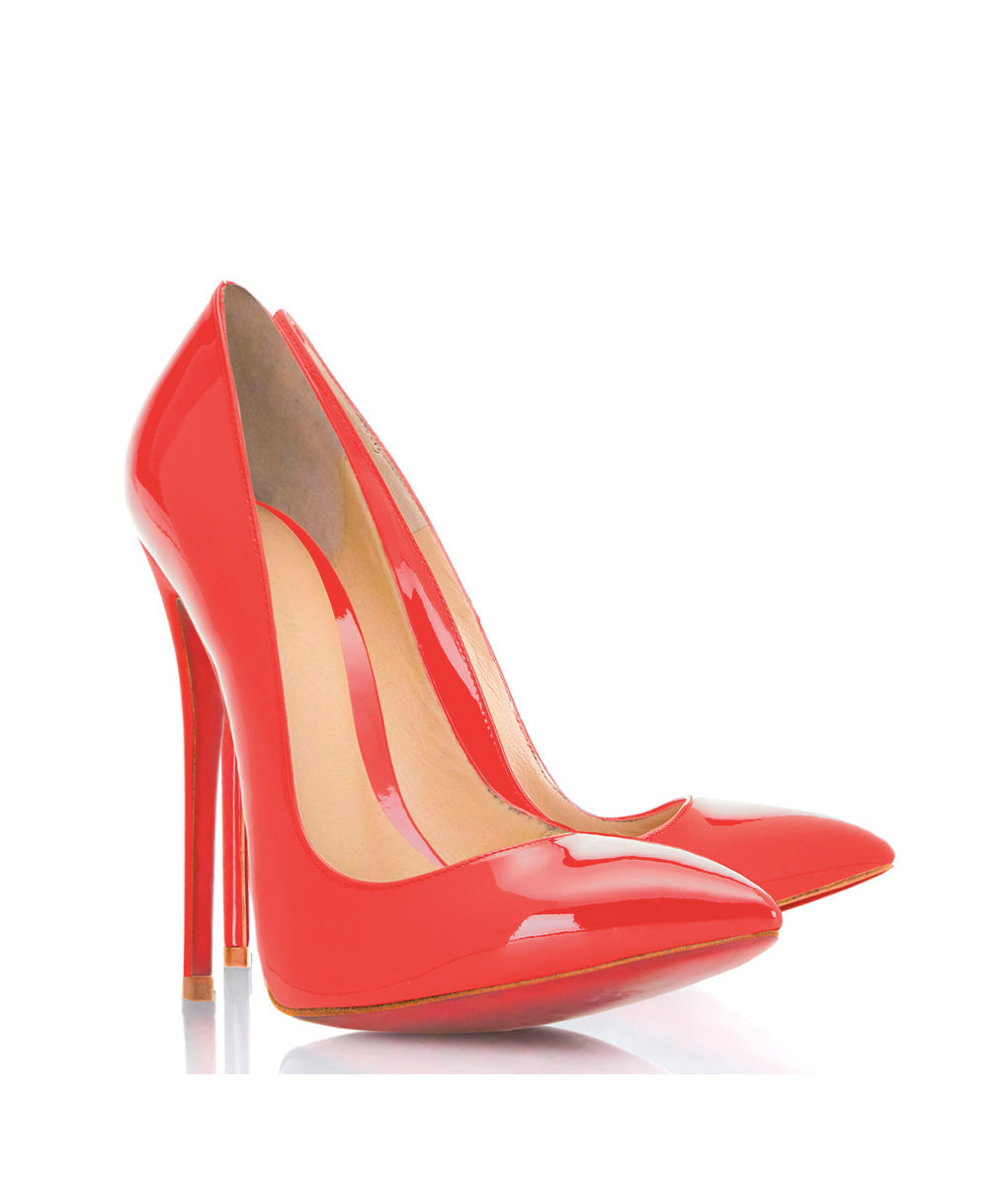Dakhuva Red Patent · Charlotte Luxury Shoes · Luxury High Heel Pumps · Di Marni - Vicenzo Rossi · Custom made · Made to measure · Luxury Pumps High Heel Shoes · Stiletto Shoes