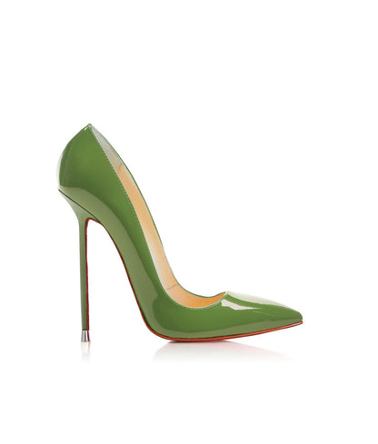 Akhira Green Patent  · Charlotte Luxury Shoes · Luxury High Heel Pumps · Di Marni - Vicenzo Rossi · Custom made · Made to measure · Black Luxury Pumps High Heel Shoes · Stiletto Shoes
