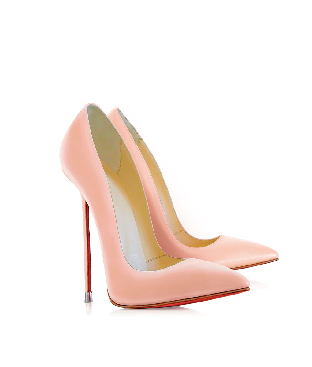 Akhira Nude · Charlotte Luxury Shoes · Luxury High Heel Pumps · Di Marni - Vicenzo Rossi · Custom made · Made to measure · Black Luxury Pumps High Heel Shoes · Stiletto Shoes