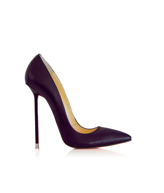 Akhira Purple  · Charlotte Luxury Shoes · Luxury High Heel Pumps · Di Marni - Vicenzo Rossi · Custom made · Made to measure · Black Luxury Pumps High Heel Shoes · Stiletto Shoes