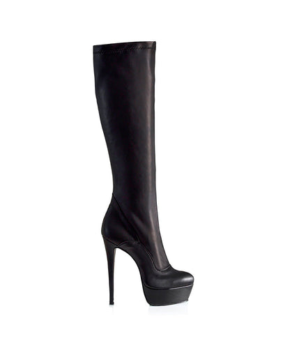 Samoa Black · Charlotte Luxury Boots · Luxury High Heel Knee high Boots · Gio Hel · Custom Made · Made to measure · Luxury High Heel Knee High Boots · Boots
